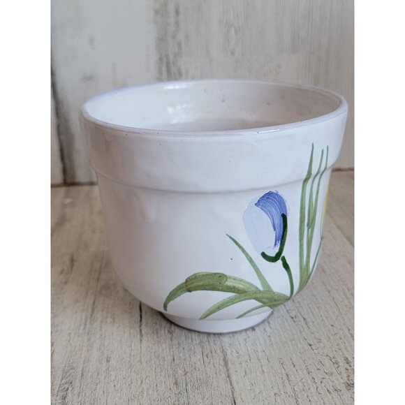 Italy pot tulip flower planter ceramic home decor figure - Picture 2 of 6